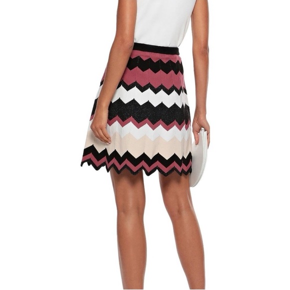 Diane von Furstenberg (DVF) Stripe Stretch Knit Skirt - Picture 9 of 9